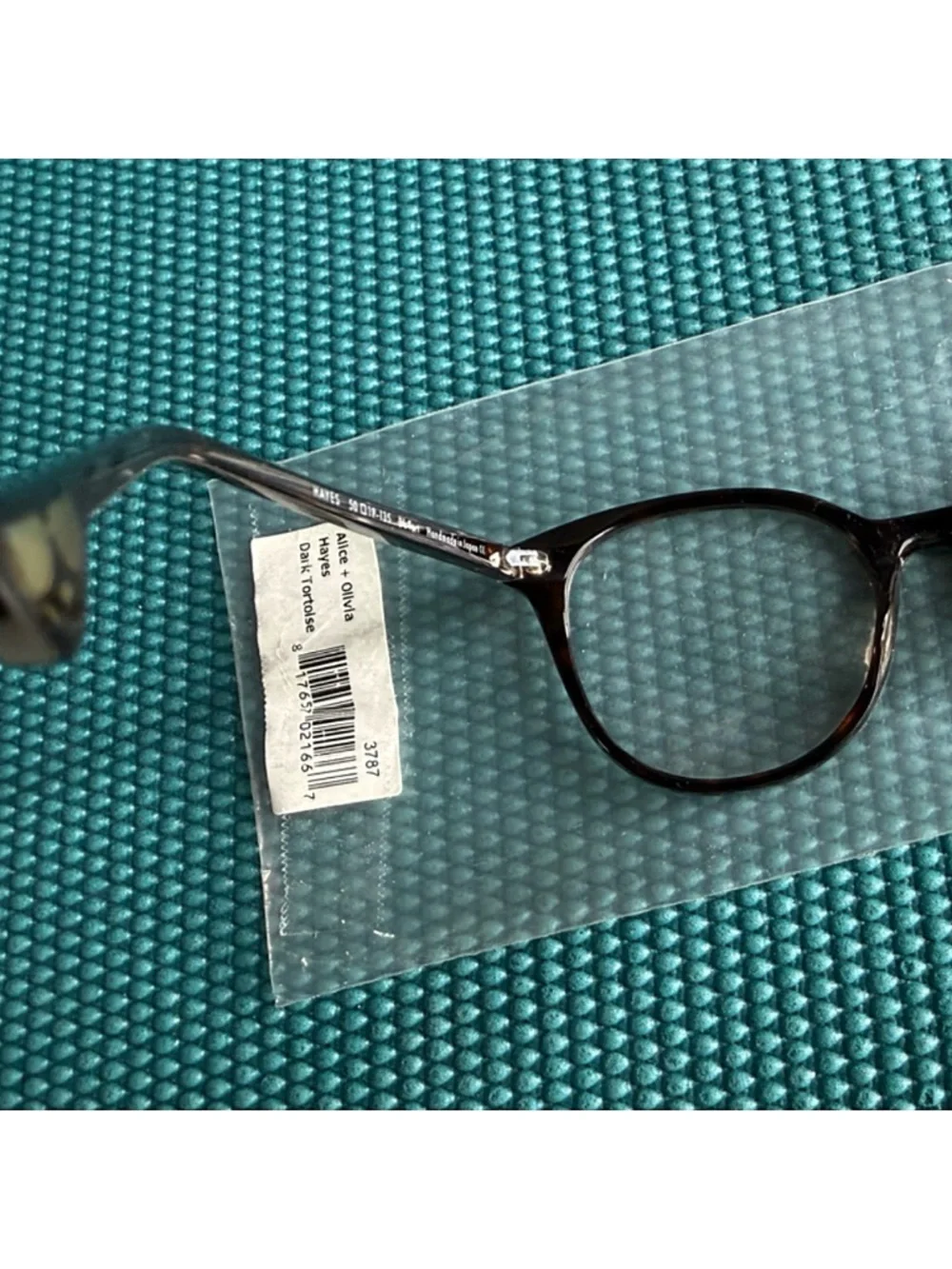 Alice + Olivia Hayes Dark Brown Tortoise Glasses